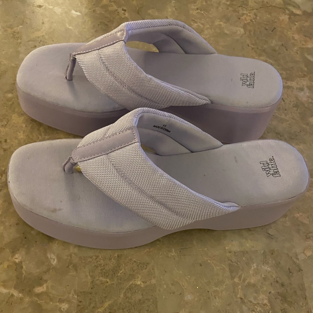 Fitflop Purple Sandals with Cushioned Sole